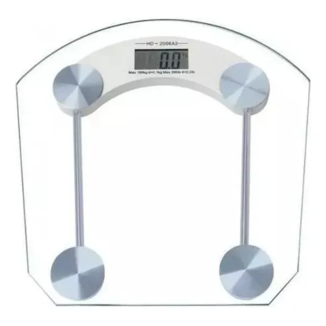 Balanza Pesa Digital Baño Vidrio Templado Balanza Digital