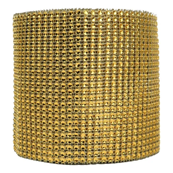 Rollo Falso Strass 24 Lineas 12cm Costura Deco X10 Yardas