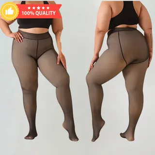 Meia Calça Peluciada Térmica Plus Size Translucida Meia Calça Peluciada Térmica Plus Size Translucida