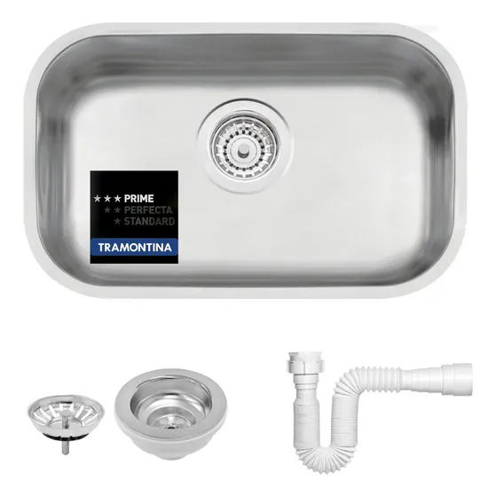 Cuba Tramontina Aço Inox Prime 47x30x17 Número N 1 Cozinha