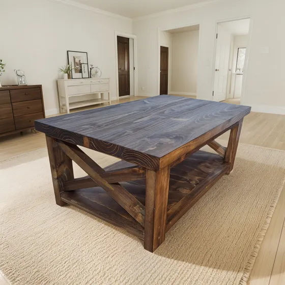 Mesa De Centro Crucetas