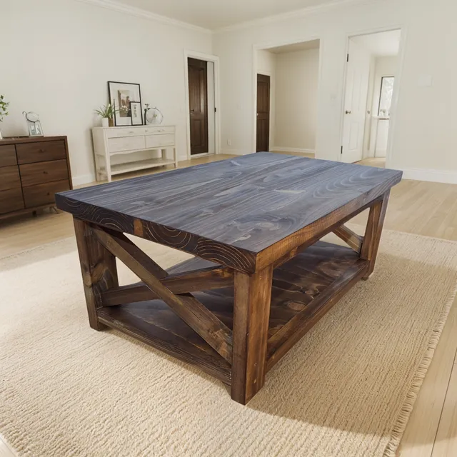 Mesa De Centro Crucetas