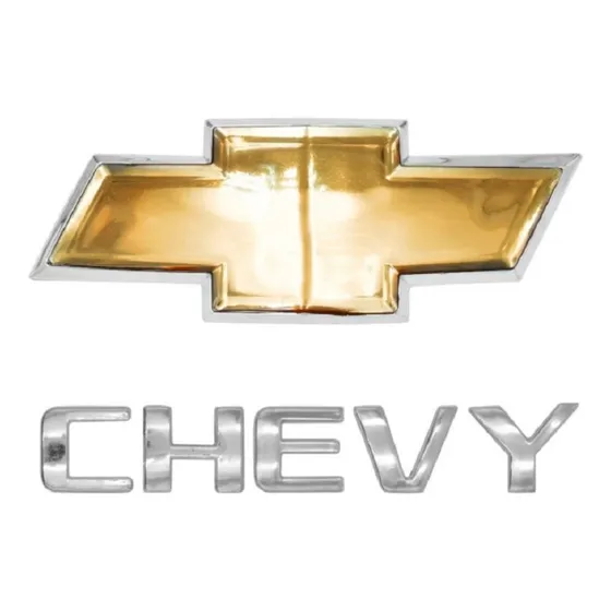 Emblema Parrilla Delantero Chevy C3 Moño Letrero