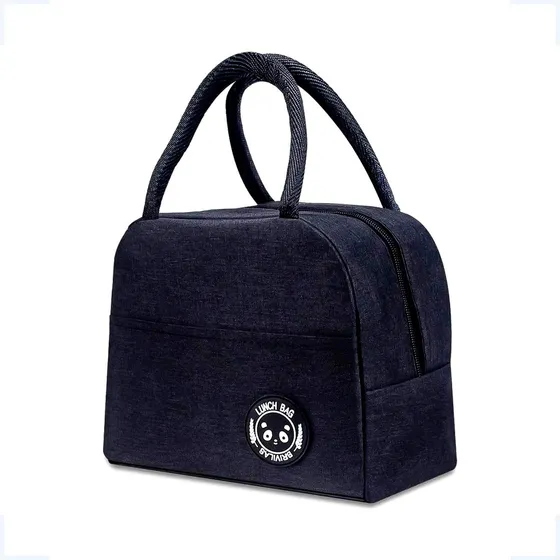 Bolsa Térmica Marmita Fitness Lancheira Academia Porta Cor Preto