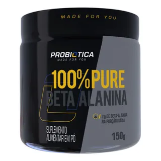 Beta Alanina 100% Pure 150g - ProbiĂłtica Beta Alanina 100% Pure 150g - ProbiĂłtica