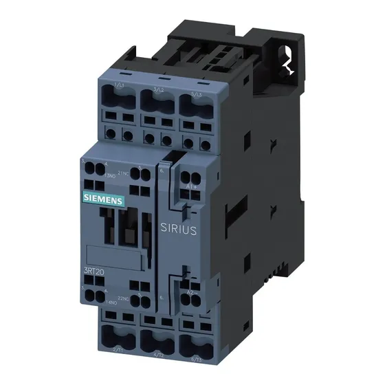 Siemens® Contactor Sirius 3rt2026-2ak60 Bobina 120v
