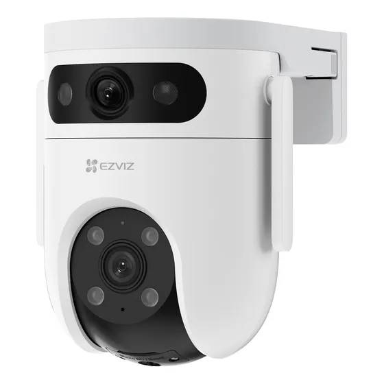 Cámara Ip Wifi 2k Doble Lente Con Rotación Interior/exterior