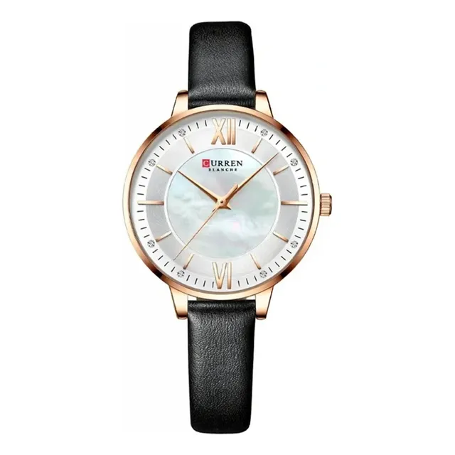  Reloj Marca Curren Modelo 9080 Elegante De Lujo Para Damas