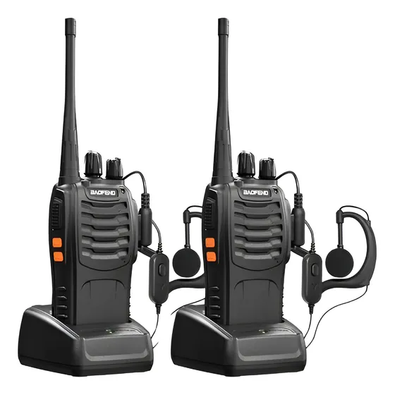 Walkie Talkie Radio Baofeng 888s Doble Alcance Hasta 3km