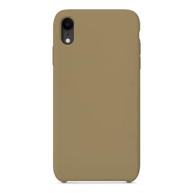 Capa Capinha Silicone Aveludada Para iPhone XR