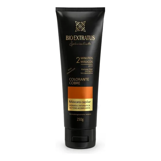 Máscara Magica Tonalizante Cabelos Bio Extratus Oferta 250gr Cor: Cobre
