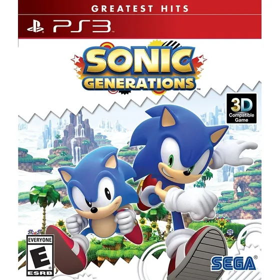 Jogo Sonic Generations Ps3 Midia Fisica Standard Edition