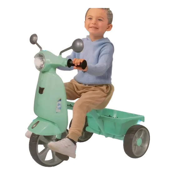 Triciclo Infantil Apache Retro Con Luz Y Sonido