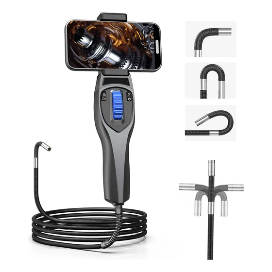 Girar 180°, Cámara Endoscopio, Automotriz Tubería Boroscopio