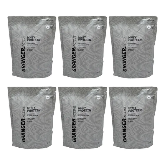 Granger X6 Whey Protein Suplemento Proteína Natural 750gr