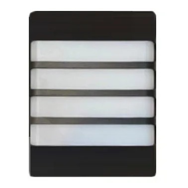 Lampara Pared Led Exterior Cuadrada Lineas 12w 4000k Vert 