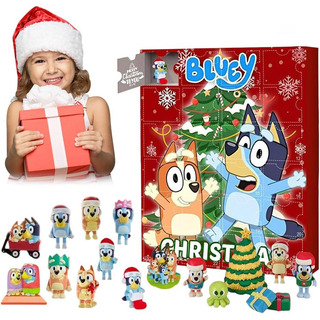 Caja De Calendarios Navideños De Adviento Bluey, 24 Unidades Caja De Calendarios Navideños De Adviento Bluey, 24 Unidades
