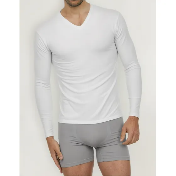 Camiseta Remera Termica Hombre Deporte Ejercicio Cuello En V