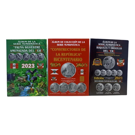 3x20 Soles Albunes De Monedas Peruanas