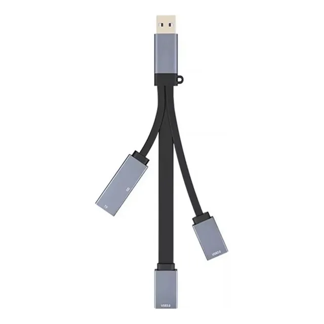 Cable Adaptador Hub Lector Tarjeta 3 En 1 Micro Sd Usb-a 3.0