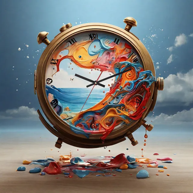 Cuadro Con Reloj Funcional Para Sala 70 X 70 Cm - Lienzo-