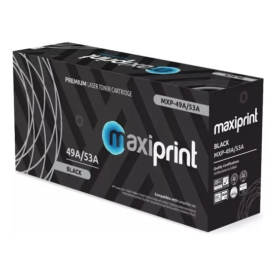 Toner Maxiprint Hp 49a 53a Laser 1160 2014 3390 2027  2015