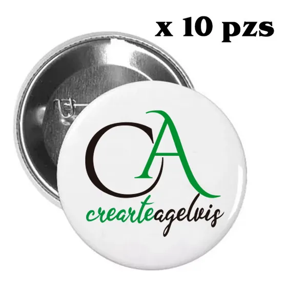 Chapa Personalizada Tipo Prendedor O Alfiler Tamaño 5.5 C