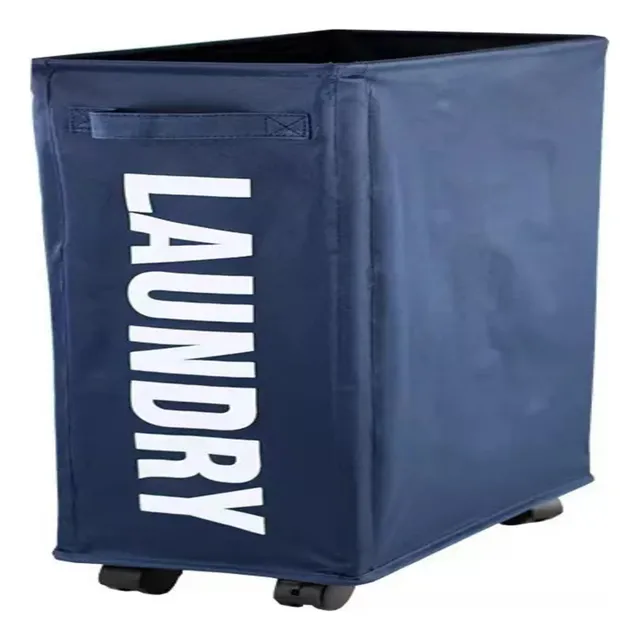 Cesta De Lavandería Multiuso Plegable Con Ruedas