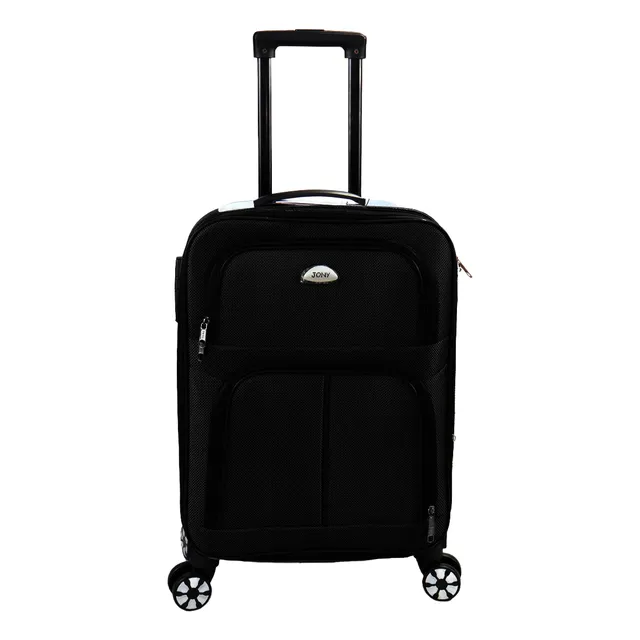 Maleta De Viaje 19 Pulgadas De Tela Carry On Negro Lisa