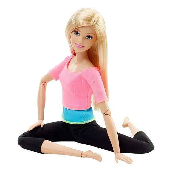 Boneca Mattel Barbie made to move pink top
