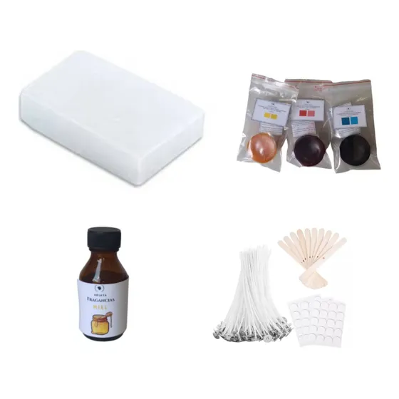Kit De Parafina Solida, Insumos Para Hacer Velas
