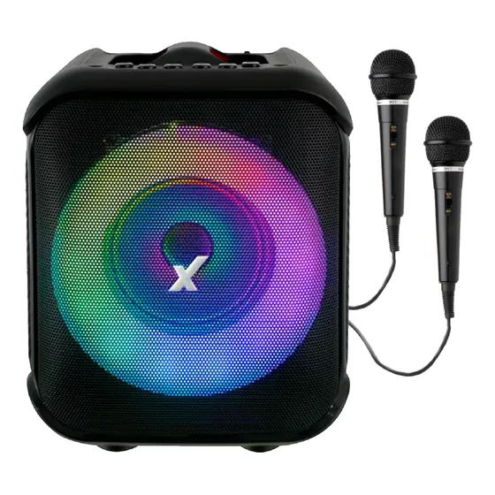 Caixa De Som Portátil Amvox Aca 150pop Bluetooth 150w-2 Mic