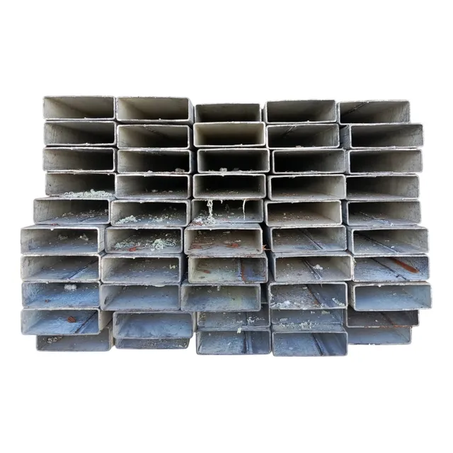 Tubo Rectangular Galvanizado Pre Pintado 3x1-1/2 X1.50x 6mts