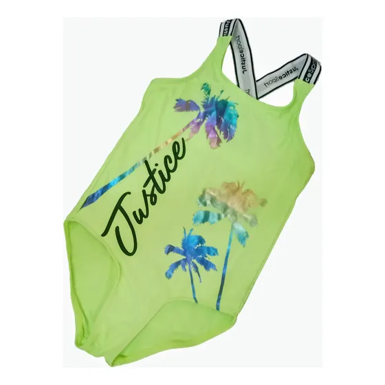 Traje De Baño Enterizo Para Niña Justice Original