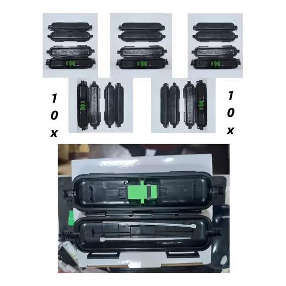 Mini Manga 10 Pack Empalme Fibra Drop, Adap Sc Sc, 1-2 Hilos
