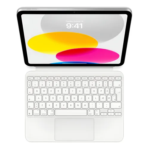 Magic Keyboard Folio A2695 ホワイト 10.9インチ Teclado para tablet Apple Magic Keyboard 10a Gen branco - A2695