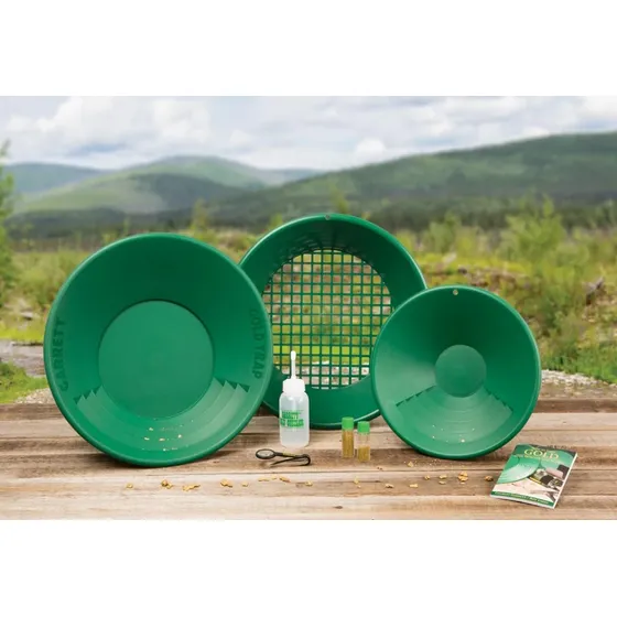 Bateas Para Lavar Oro Minería Garrett Original Kit X3