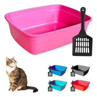Caixa De Areia Para Gatos Grande Com På Coletora De TorrÔes Caixa De Areia Para Gatos Grande Com På Coletora De TorrÔes