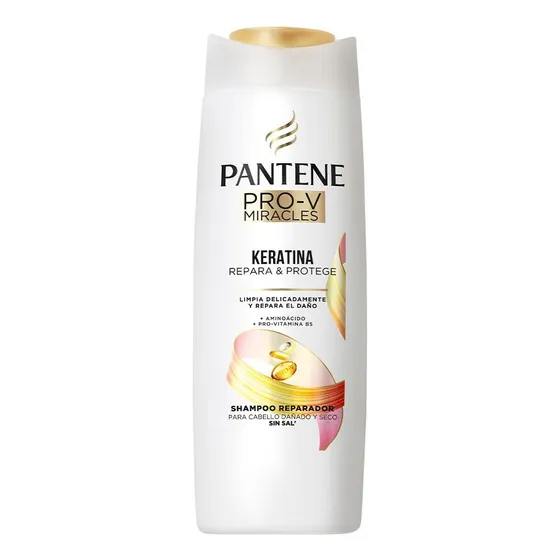 Shampoo Pantene Pro-V Miracles Pro-V Miracles Keratina Repara & Protege en botella de 400mL por 1 unidad