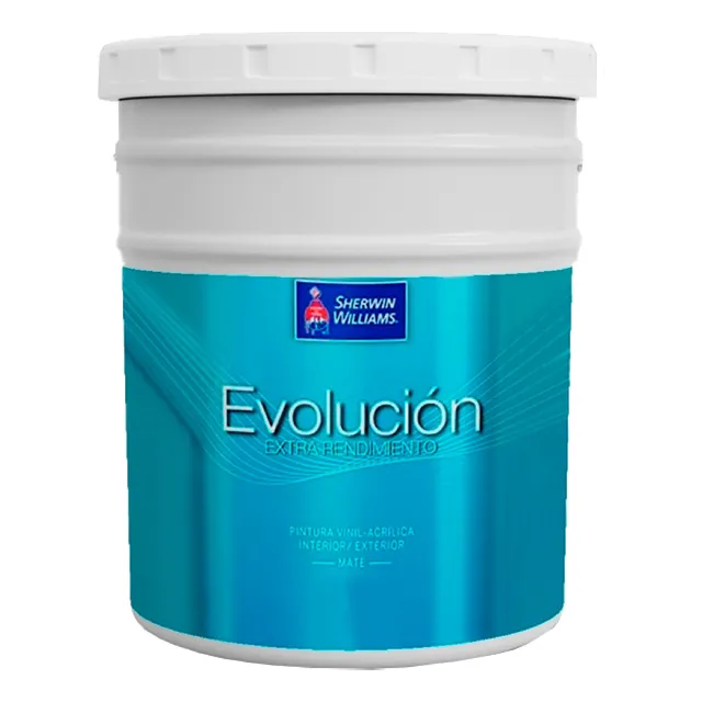 Sherwin Pintura Vinílica 7 Años + Rendimiento Que Comex 19 L Blanco Mate