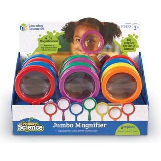 Magnifier Learning Resources Jumbo, Juego De 12 Unidades, 4, Magnifier Learning Resources Jumbo, Juego De 12 Unidades, 4,