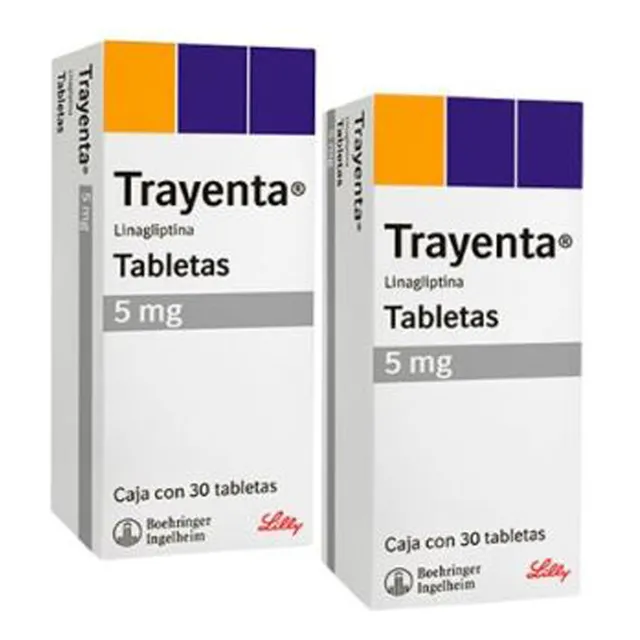 Trayenta 5mg Linagliptina Con 30 Tabletas Pack 2 Piezas