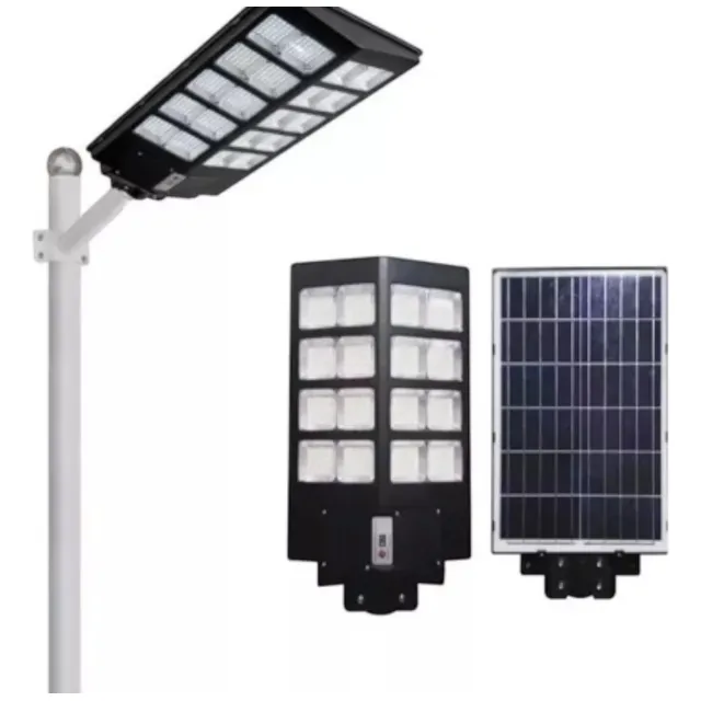 Lámpara Solar De Calle Alumbrado Público 600w Sensor Control