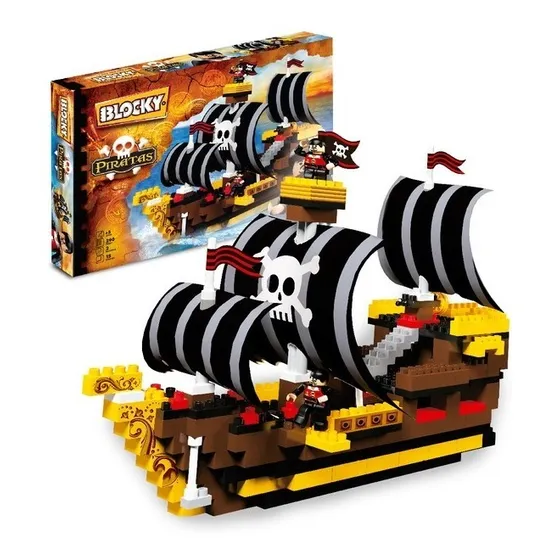 Blocky Barco Pirata - Bloques Niños - Didácticos