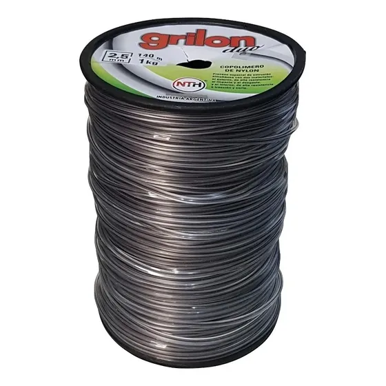 Tanza Cuadrada Desmalezadora Bordeadora Alambre 2,5mm 140mts