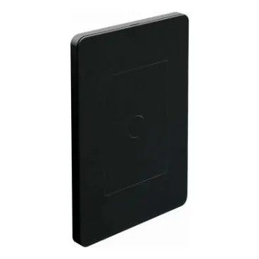 Tapa Ciega 10 X 8 Cm Color Negro Mate Troen