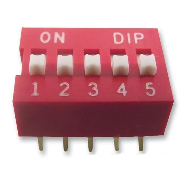 Dip Switch 5 Posiciones Interruptores Arduino Nubbeo