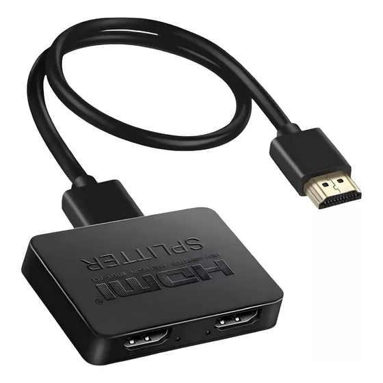 Splitter Adaptador Cable Hdmi Philco Fwv2001 Divisor 1x2 Amplifica Duplica Full Hd 4k