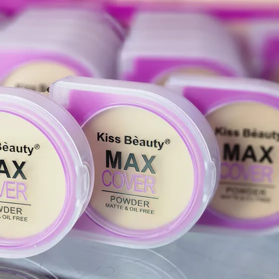 Polvo Compacto Acabado Matte Max Full Cover Kiss Beauty
