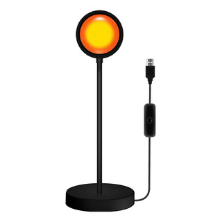 Lâmpada De Pôr Do Sol Usb Com 4 Filmes De Cores Diferentes D Lâmpada De Pôr Do Sol Usb Com 4 Filmes De Cores Diferentes D